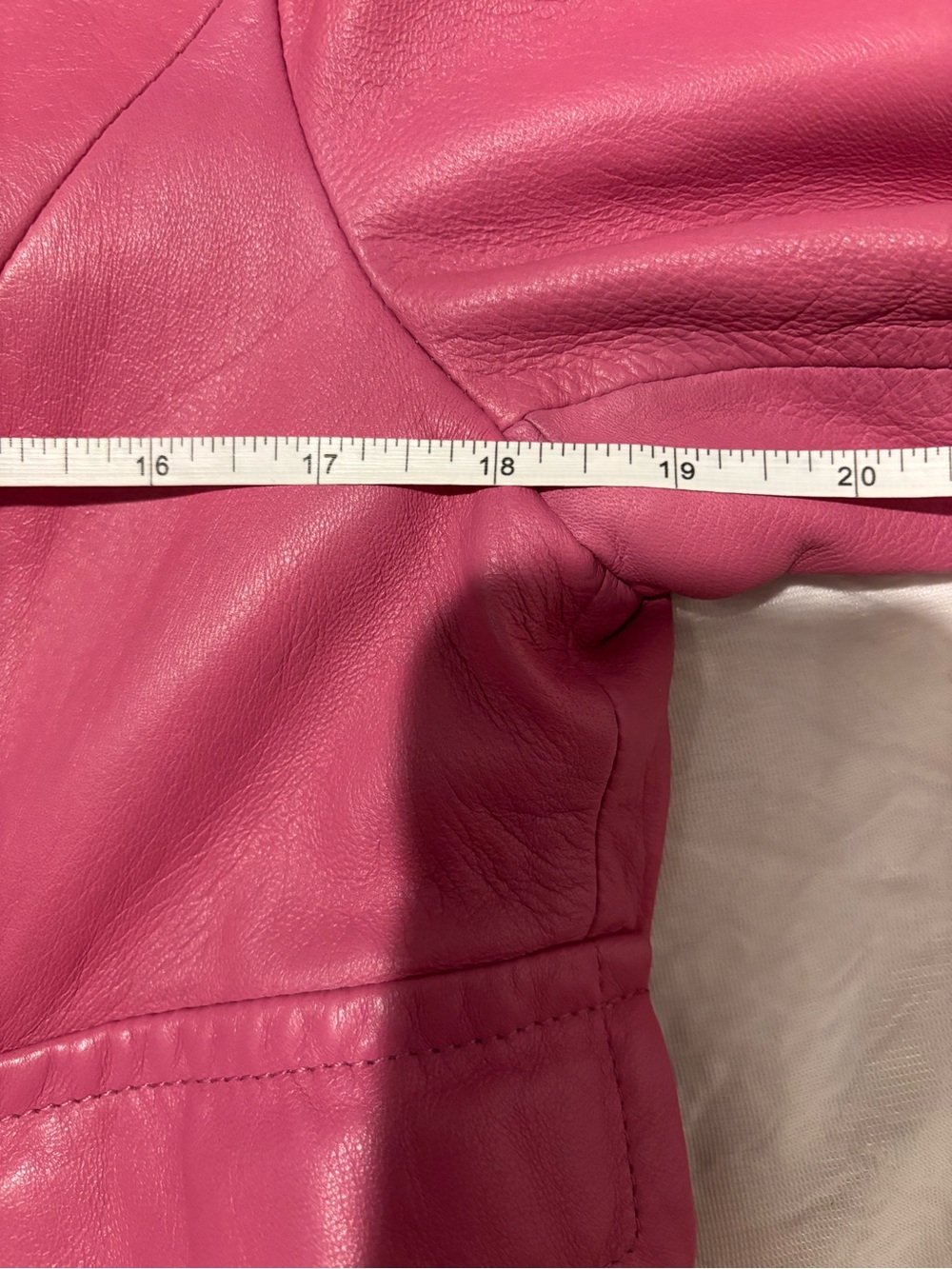 Nine West Pink Genuine Leather Blazer, SZ. L - Picture 6 of 10